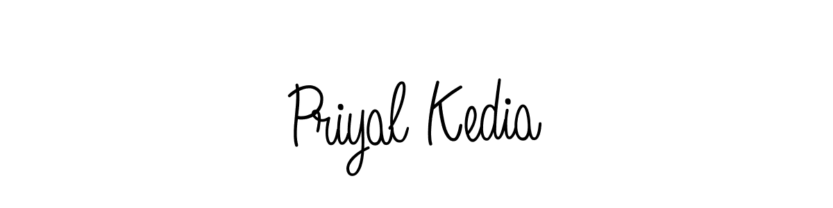 if you are searching for the best signature style for your name Priyal Kedia. so please give up your signature search. here we have designed multiple signature styles  using Angelique-Rose-font-FFP. Priyal Kedia signature style 5 images and pictures png