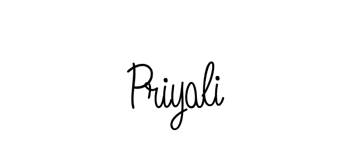 Make a beautiful signature design for name Priyali. Use this online signature maker to create a handwritten signature for free. Priyali signature style 5 images and pictures png