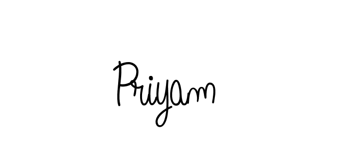 Make a beautiful signature design for name Priyam . Use this online signature maker to create a handwritten signature for free. Priyam  signature style 5 images and pictures png