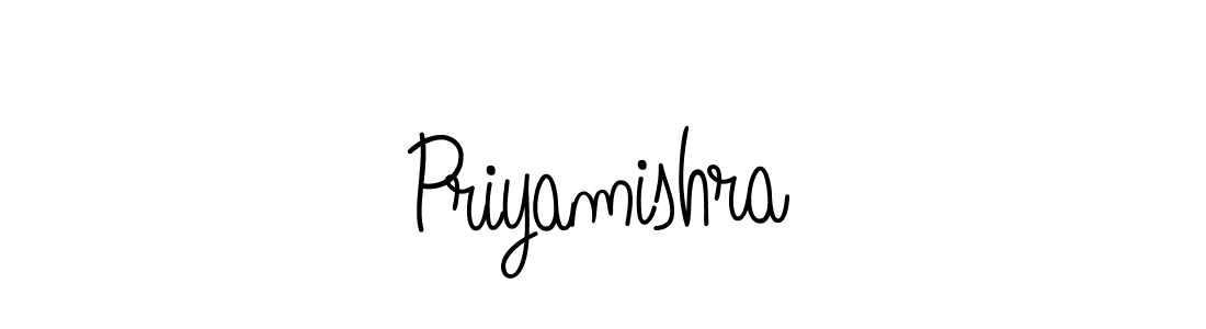 The best way (Angelique-Rose-font-FFP) to make a short signature is to pick only two or three words in your name. The name Priyamishra include a total of six letters. For converting this name. Priyamishra signature style 5 images and pictures png