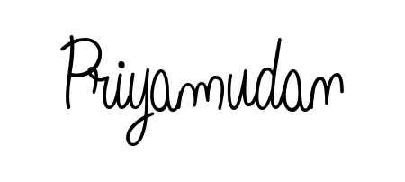 Personalize your online presence with Priyamudan signature rendered in elegant Angelique-Rose-font-FFP font. Great for website footers and blogs. Priyamudan signature style 5 images and pictures png