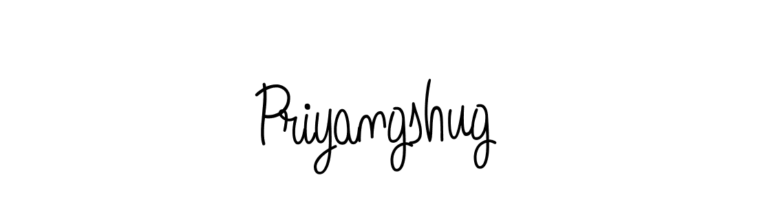 Design your own signature with our free online signature maker. With this signature software, you can create a handwritten (Angelique-Rose-font-FFP) signature for name Priyangshug. Priyangshug signature style 5 images and pictures png