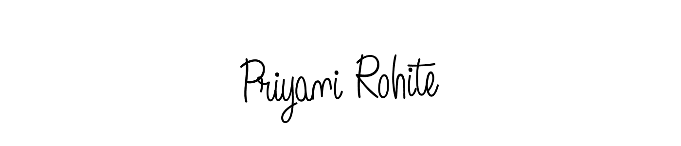 Once you've used our free online signature maker to create your best signature Angelique-Rose-font-FFP style, it's time to enjoy all of the benefits that Priyani Rohite name signing documents. Priyani Rohite signature style 5 images and pictures png
