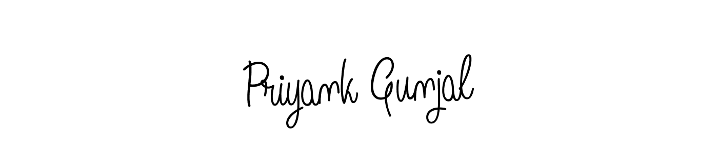 Check out images of Autograph of Priyank Gunjal name. Actor Priyank Gunjal Signature Style. Angelique-Rose-font-FFP is a professional sign style online. Priyank Gunjal signature style 5 images and pictures png