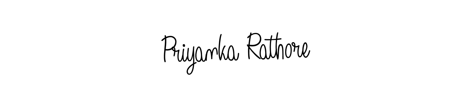 You should practise on your own different ways (Angelique-Rose-font-FFP) to write your name (Priyanka Rathore) in signature. don't let someone else do it for you. Priyanka Rathore signature style 5 images and pictures png