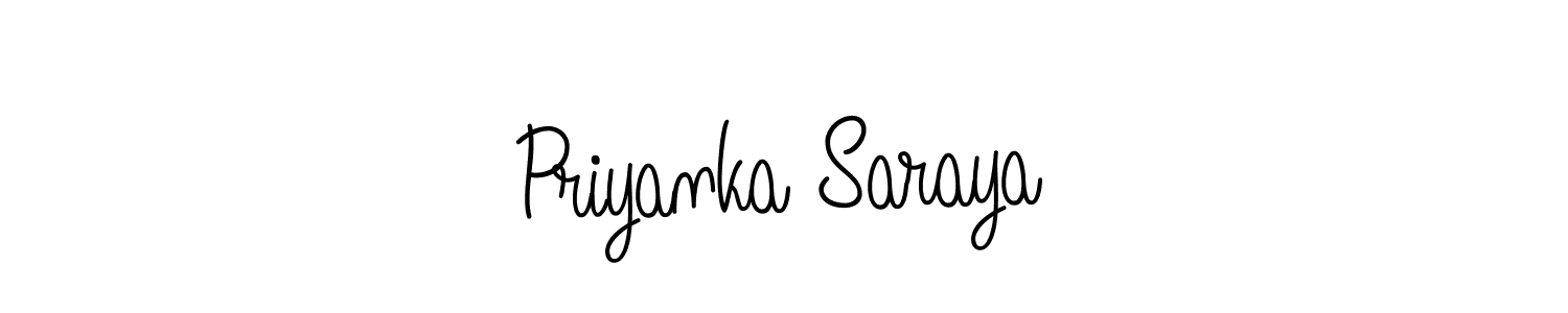You can use this online signature creator to create a handwritten signature for the name Priyanka Saraya. This is the best online autograph maker. Priyanka Saraya signature style 5 images and pictures png