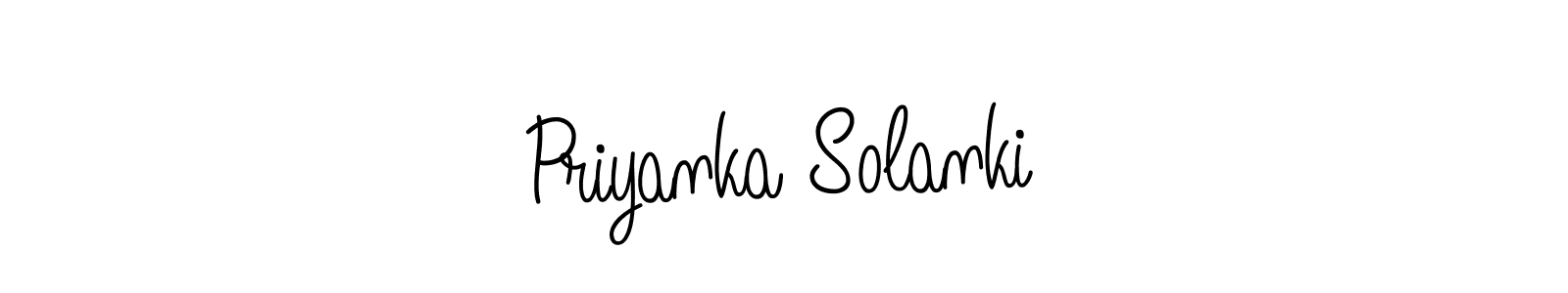 Also we have Priyanka Solanki name is the best signature style. Create professional handwritten signature collection using Angelique-Rose-font-FFP autograph style. Priyanka Solanki signature style 5 images and pictures png