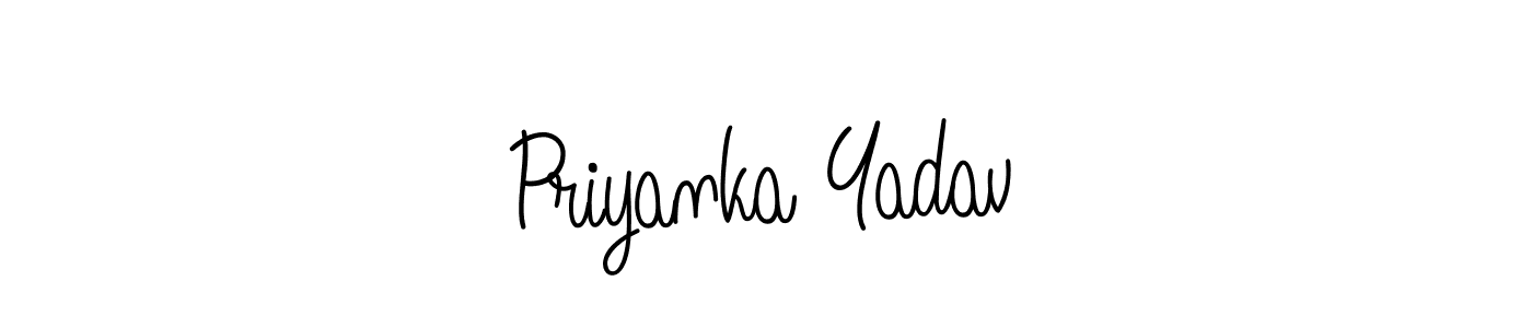 This is the best signature style for the Priyanka Yadav name. Also you like these signature font (Angelique-Rose-font-FFP). Mix name signature. Priyanka Yadav signature style 5 images and pictures png