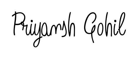 Explore multiple handwriting variations for Priyansh Gohil including this stunning Angelique-Rose-font-FFP design. Free to use across all platforms. Priyansh Gohil signature style 5 images and pictures png
