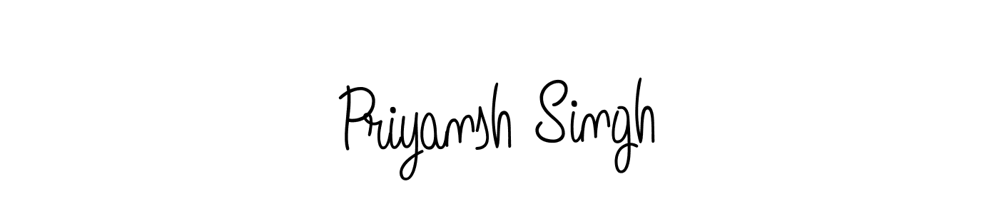 How to Draw Priyansh Singh signature style? Angelique-Rose-font-FFP is a latest design signature styles for name Priyansh Singh. Priyansh Singh signature style 5 images and pictures png