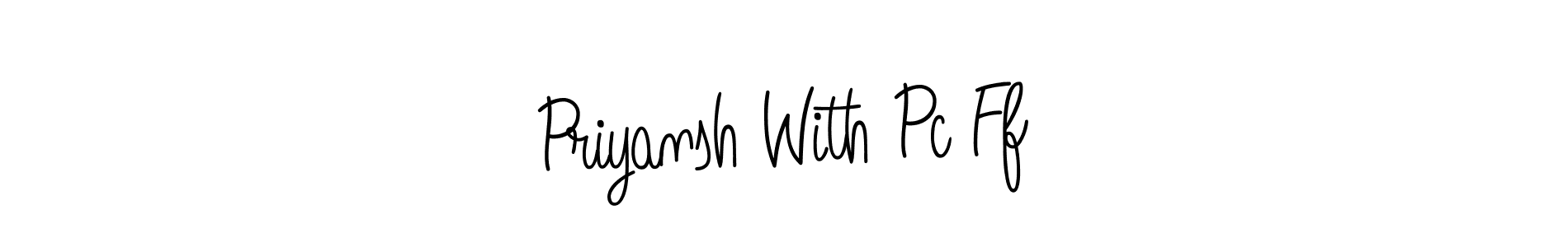 Angelique-Rose-font-FFP is a professional signature style that is perfect for those who want to add a touch of class to their signature. It is also a great choice for those who want to make their signature more unique. Get Priyansh With Pc Ff name to fancy signature for free. Priyansh With Pc Ff signature style 5 images and pictures png