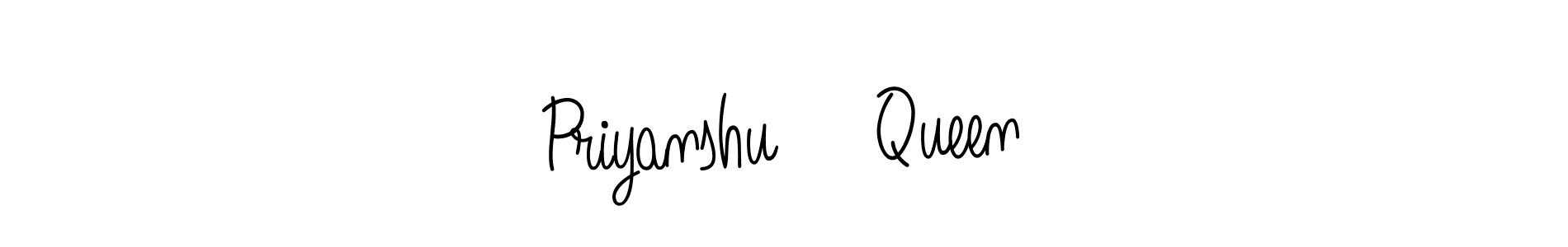 Make a short Priyanshu ❤ Queen signature style. Manage your documents anywhere anytime using Angelique-Rose-font-FFP. Create and add eSignatures, submit forms, share and send files easily. Priyanshu ❤ Queen signature style 5 images and pictures png