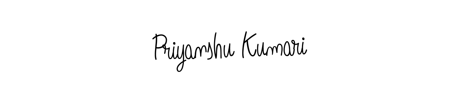 Priyanshu Kumari stylish signature style. Best Handwritten Sign (Angelique-Rose-font-FFP) for my name. Handwritten Signature Collection Ideas for my name Priyanshu Kumari. Priyanshu Kumari signature style 5 images and pictures png