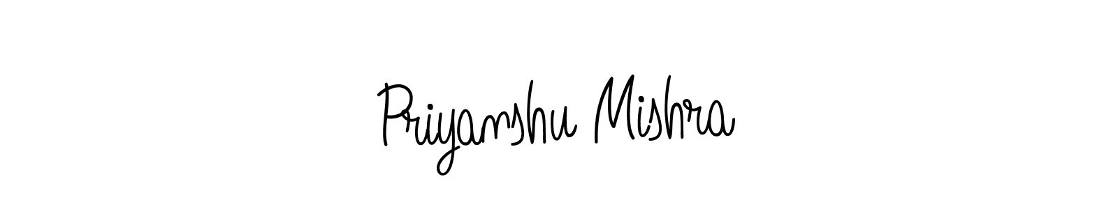 Priyanshu Mishra stylish signature style. Best Handwritten Sign (Angelique-Rose-font-FFP) for my name. Handwritten Signature Collection Ideas for my name Priyanshu Mishra. Priyanshu Mishra signature style 5 images and pictures png