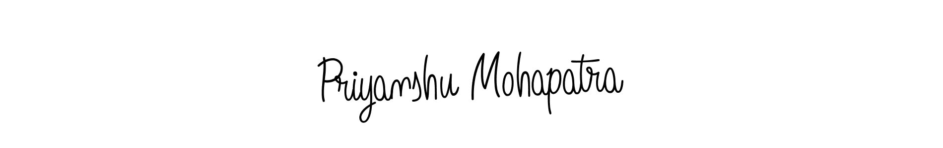 Create a beautiful signature design for name Priyanshu Mohapatra. With this signature (Angelique-Rose-font-FFP) fonts, you can make a handwritten signature for free. Priyanshu Mohapatra signature style 5 images and pictures png