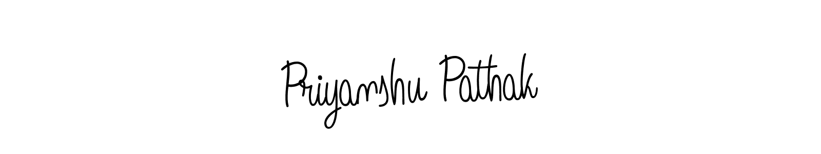 You should practise on your own different ways (Angelique-Rose-font-FFP) to write your name (Priyanshu Pathak) in signature. don't let someone else do it for you. Priyanshu Pathak signature style 5 images and pictures png