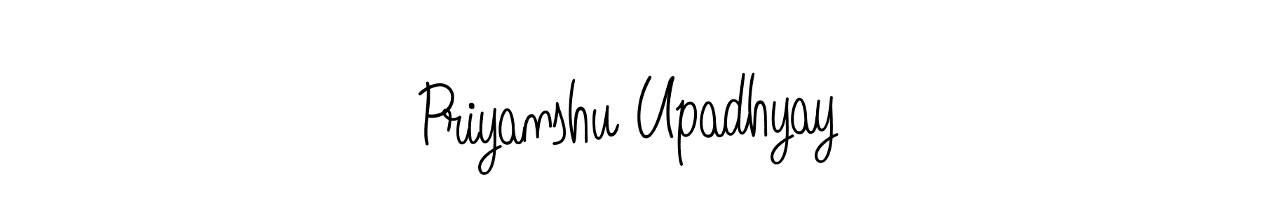 Also You can easily find your signature by using the search form. We will create Priyanshu Upadhyay name handwritten signature images for you free of cost using Angelique-Rose-font-FFP sign style. Priyanshu Upadhyay signature style 5 images and pictures png