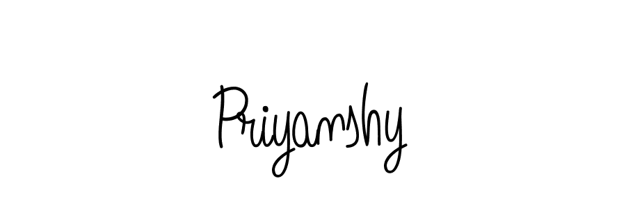 Create a beautiful signature design for name Priyanshy. With this signature (Angelique-Rose-font-FFP) fonts, you can make a handwritten signature for free. Priyanshy signature style 5 images and pictures png
