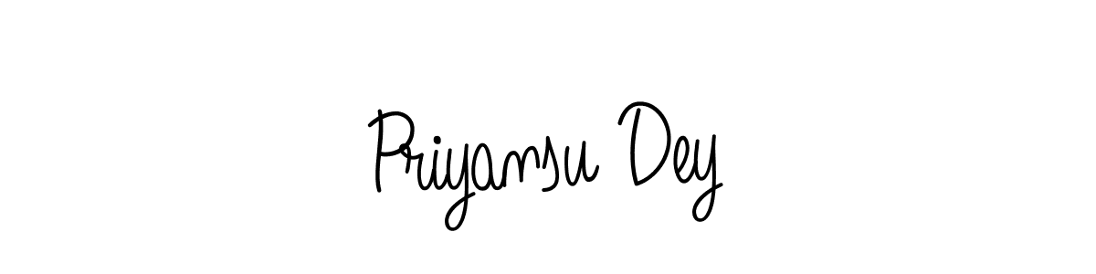 Design your own signature with our free online signature maker. With this signature software, you can create a handwritten (Angelique-Rose-font-FFP) signature for name Priyansu Dey. Priyansu Dey signature style 5 images and pictures png