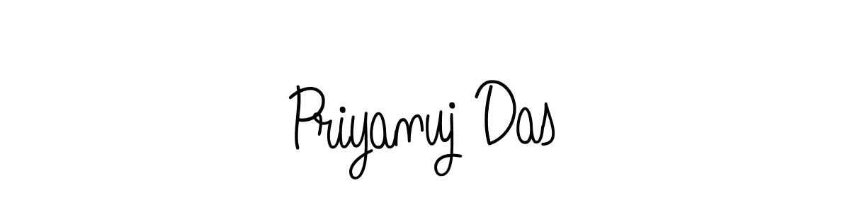 How to make Priyanuj Das signature? Angelique-Rose-font-FFP is a professional autograph style. Create handwritten signature for Priyanuj Das name. Priyanuj Das signature style 5 images and pictures png