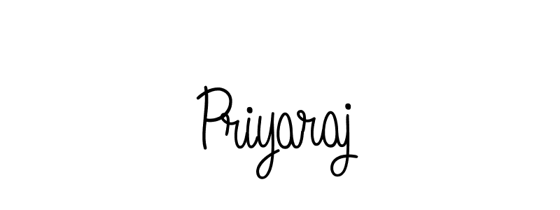 Make a beautiful signature design for name Priyaraj. With this signature (Angelique-Rose-font-FFP) style, you can create a handwritten signature for free. Priyaraj signature style 5 images and pictures png