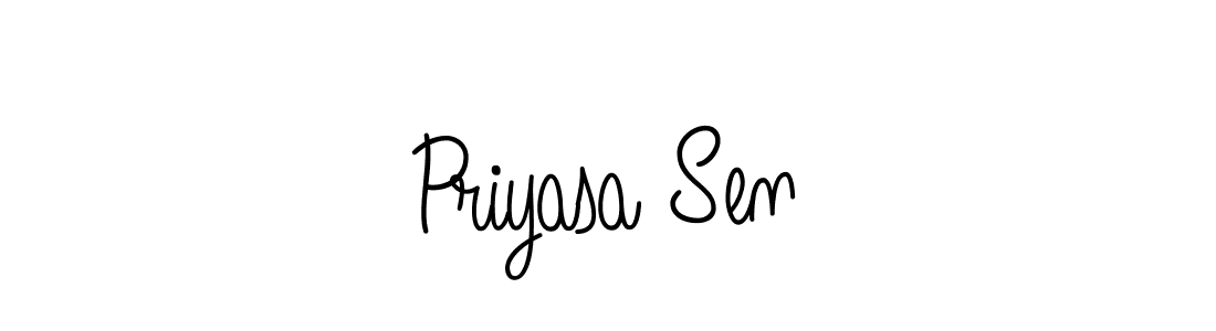 How to make Priyasa Sen signature? Angelique-Rose-font-FFP is a professional autograph style. Create handwritten signature for Priyasa Sen name. Priyasa Sen signature style 5 images and pictures png
