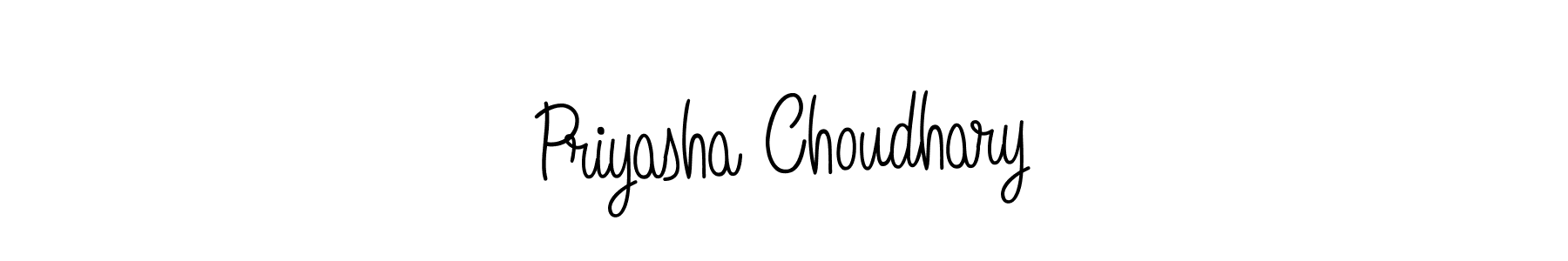 Angelique-Rose-font-FFP is a professional signature style that is perfect for those who want to add a touch of class to their signature. It is also a great choice for those who want to make their signature more unique. Get Priyasha Choudhary name to fancy signature for free. Priyasha Choudhary signature style 5 images and pictures png