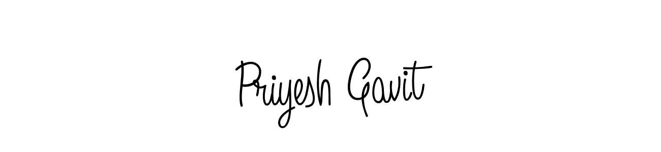 Also You can easily find your signature by using the search form. We will create Priyesh Gavit name handwritten signature images for you free of cost using Angelique-Rose-font-FFP sign style. Priyesh Gavit signature style 5 images and pictures png