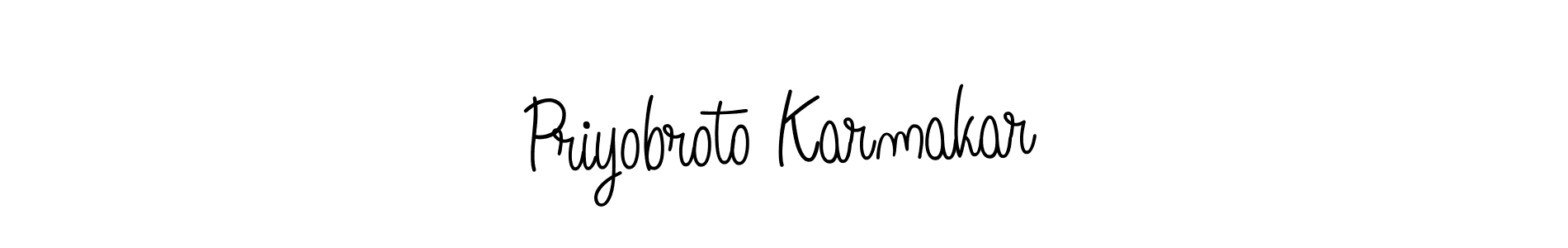 Similarly Angelique-Rose-font-FFP is the best handwritten signature design. Signature creator online .You can use it as an online autograph creator for name Priyobroto Karmakar. Priyobroto Karmakar signature style 5 images and pictures png