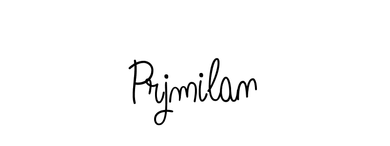 Best and Professional Signature Style for Prjmilan. Angelique-Rose-font-FFP Best Signature Style Collection. Prjmilan signature style 5 images and pictures png