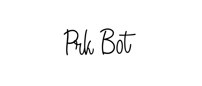 Prk Bot stylish signature style. Best Handwritten Sign (Angelique-Rose-font-FFP) for my name. Handwritten Signature Collection Ideas for my name Prk Bot. Prk Bot signature style 5 images and pictures png