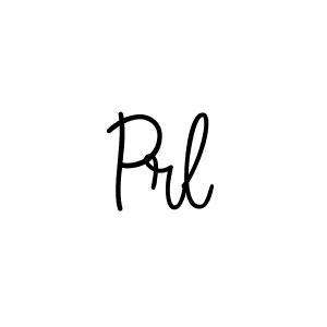 Design your own signature with our free online signature maker. With this signature software, you can create a handwritten (Angelique-Rose-font-FFP) signature for name Prl. Prl signature style 5 images and pictures png