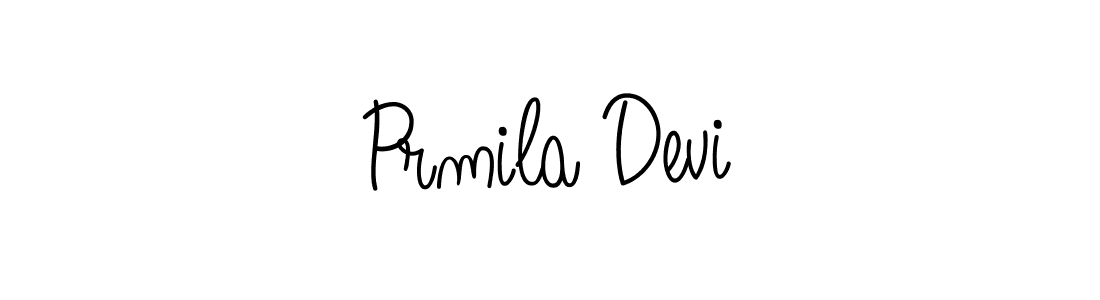 Also we have Prmila Devi name is the best signature style. Create professional handwritten signature collection using Angelique-Rose-font-FFP autograph style. Prmila Devi signature style 5 images and pictures png