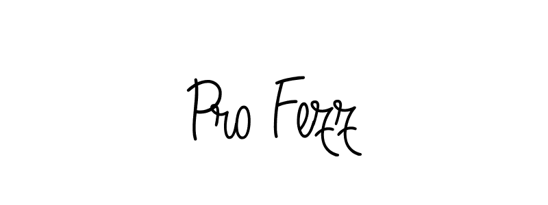 You should practise on your own different ways (Angelique-Rose-font-FFP) to write your name (Pro Fezz) in signature. don't let someone else do it for you. Pro Fezz signature style 5 images and pictures png