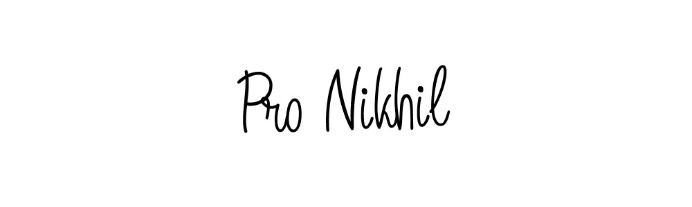 Create a beautiful signature design for name Pro Nikhil. With this signature (Angelique-Rose-font-FFP) fonts, you can make a handwritten signature for free. Pro Nikhil signature style 5 images and pictures png