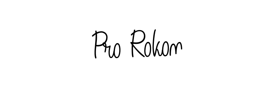 Make a short Pro Rokon signature style. Manage your documents anywhere anytime using Angelique-Rose-font-FFP. Create and add eSignatures, submit forms, share and send files easily. Pro Rokon signature style 5 images and pictures png