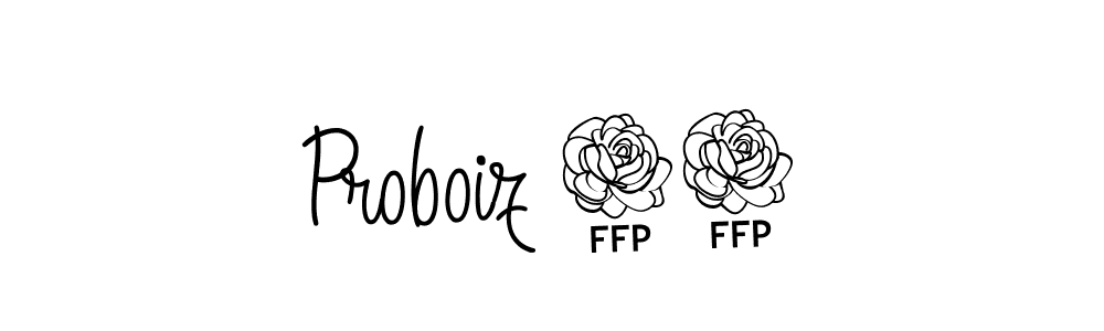 Design your own signature with our free online signature maker. With this signature software, you can create a handwritten (Angelique-Rose-font-FFP) signature for name Proboiz 94. Proboiz 94 signature style 5 images and pictures png