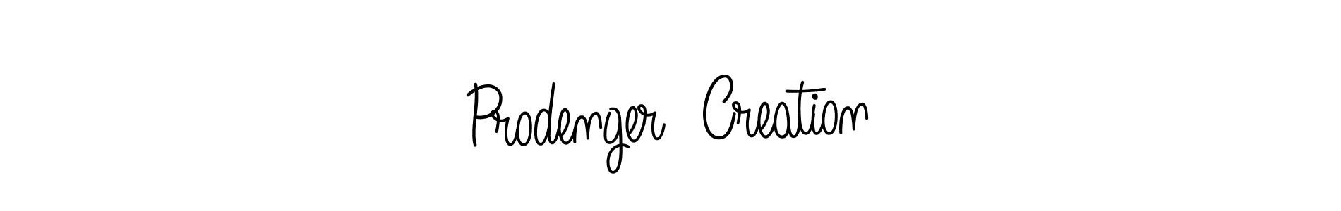 How to make Prodenger  Creation name signature. Use Angelique-Rose-font-FFP style for creating short signs online. This is the latest handwritten sign. Prodenger  Creation signature style 5 images and pictures png