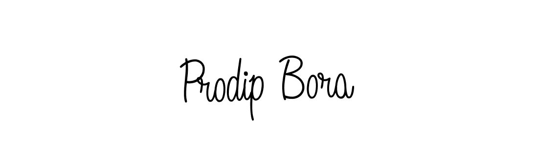 How to make Prodip Bora name signature. Use Angelique-Rose-font-FFP style for creating short signs online. This is the latest handwritten sign. Prodip Bora signature style 5 images and pictures png