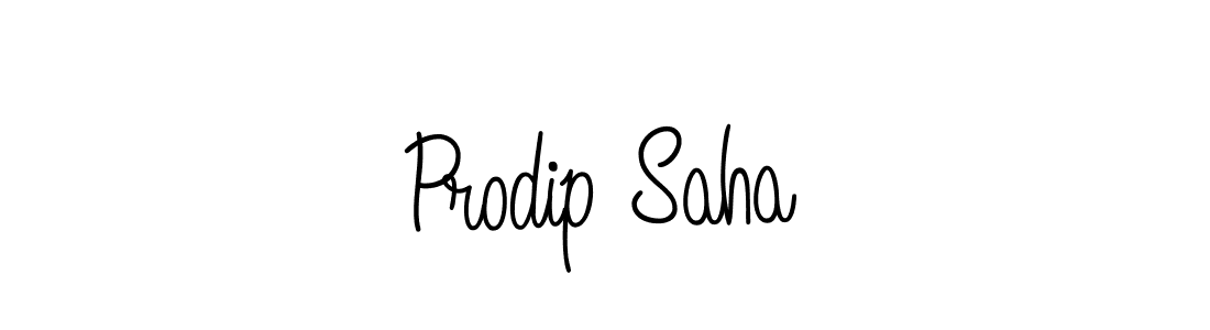 Make a beautiful signature design for name Prodip Saha. With this signature (Angelique-Rose-font-FFP) style, you can create a handwritten signature for free. Prodip Saha signature style 5 images and pictures png