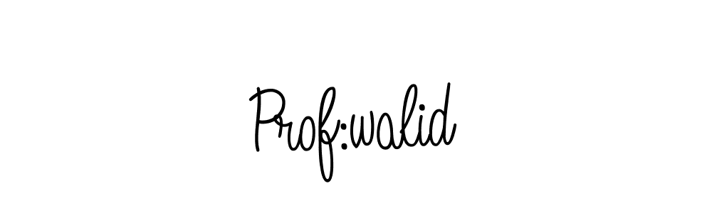 How to make Prof:walid signature? Angelique-Rose-font-FFP is a professional autograph style. Create handwritten signature for Prof:walid name. Prof:walid signature style 5 images and pictures png