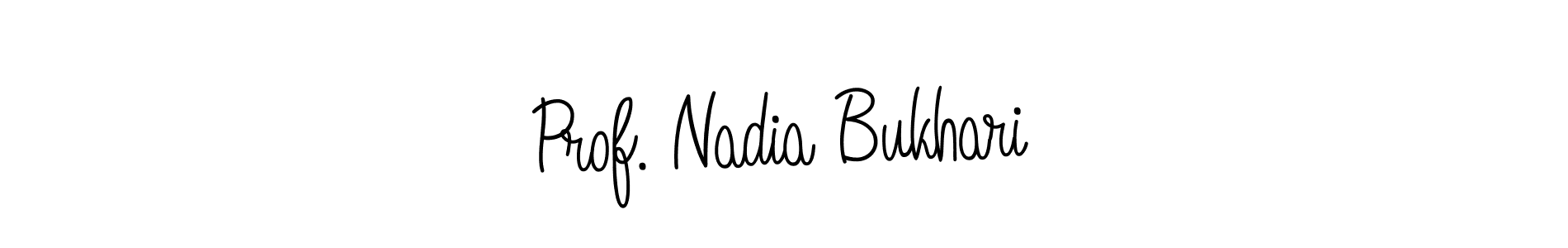 Also You can easily find your signature by using the search form. We will create Prof. Nadia Bukhari name handwritten signature images for you free of cost using Angelique-Rose-font-FFP sign style. Prof. Nadia Bukhari signature style 5 images and pictures png