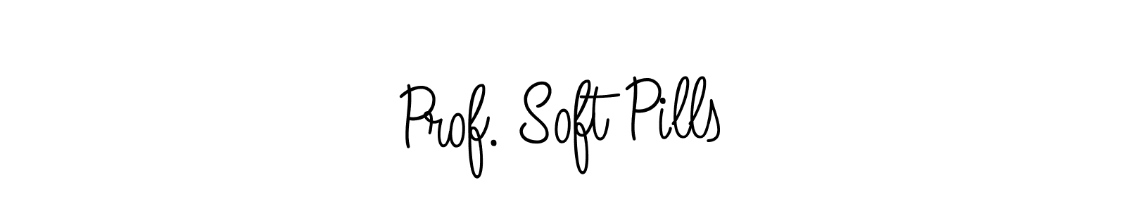 Create a beautiful signature design for name Prof. Soft Pills. With this signature (Angelique-Rose-font-FFP) fonts, you can make a handwritten signature for free. Prof. Soft Pills signature style 5 images and pictures png