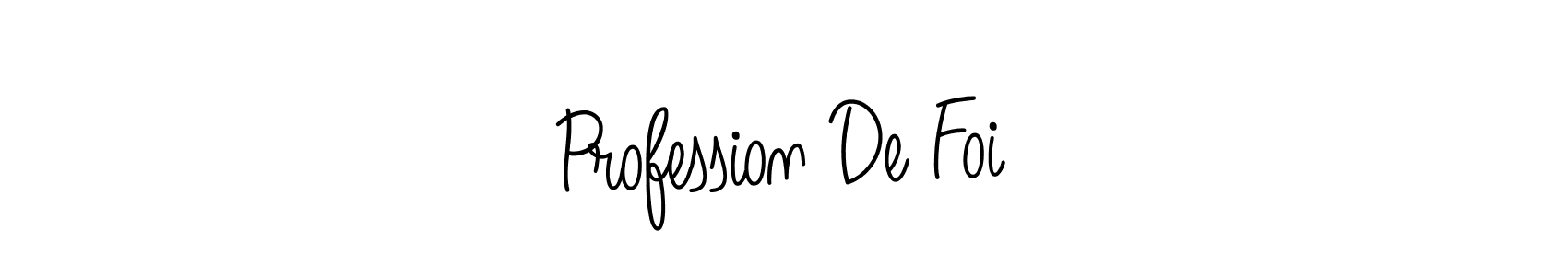if you are searching for the best signature style for your name Profession De Foi. so please give up your signature search. here we have designed multiple signature styles  using Angelique-Rose-font-FFP. Profession De Foi signature style 5 images and pictures png