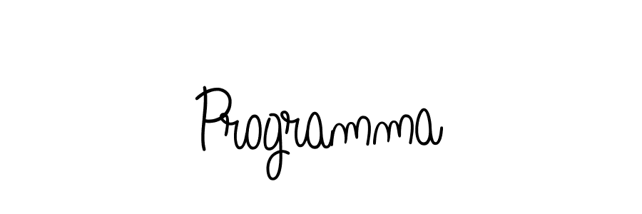 Best and Professional Signature Style for Programma. Angelique-Rose-font-FFP Best Signature Style Collection. Programma signature style 5 images and pictures png