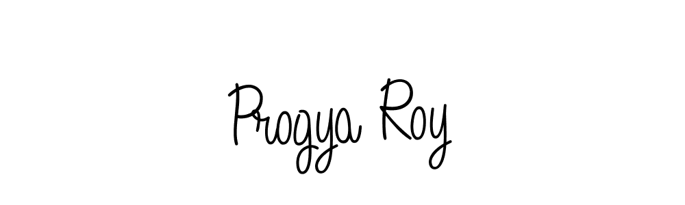 How to Draw Progya Roy signature style? Angelique-Rose-font-FFP is a latest design signature styles for name Progya Roy. Progya Roy signature style 5 images and pictures png