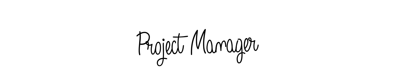 How to Draw Project Manager signature style? Angelique-Rose-font-FFP is a latest design signature styles for name Project Manager. Project Manager signature style 5 images and pictures png
