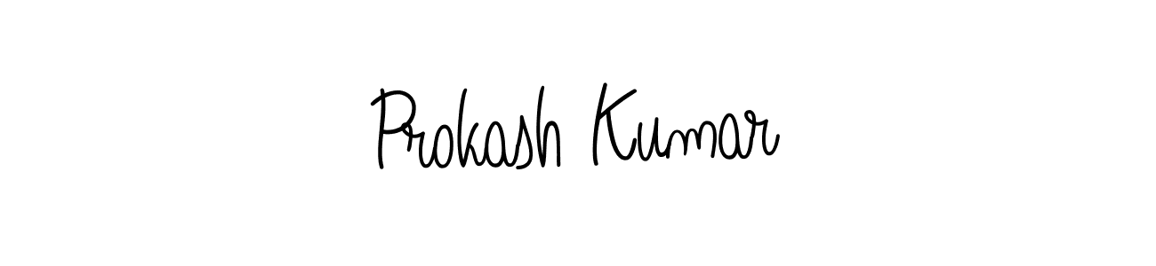 Once you've used our free online signature maker to create your best signature Angelique-Rose-font-FFP style, it's time to enjoy all of the benefits that Prokash Kumar name signing documents. Prokash Kumar signature style 5 images and pictures png