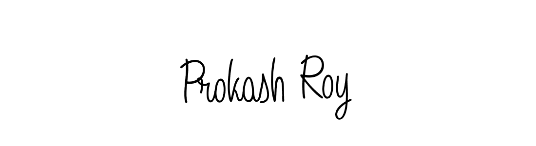 How to Draw Prokash Roy signature style? Angelique-Rose-font-FFP is a latest design signature styles for name Prokash Roy. Prokash Roy signature style 5 images and pictures png