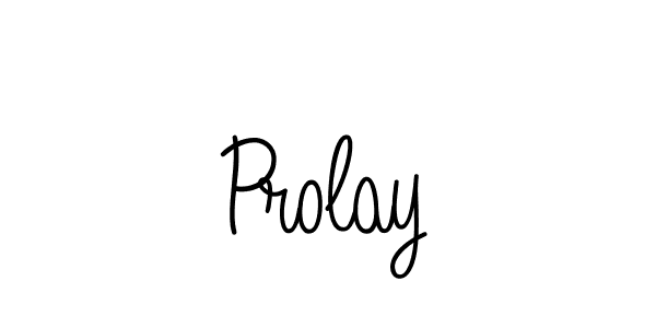 The best way (Angelique-Rose-font-FFP) to make a short signature is to pick only two or three words in your name. The name Prolay include a total of six letters. For converting this name. Prolay signature style 5 images and pictures png